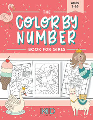 Color by Number Book for Girls