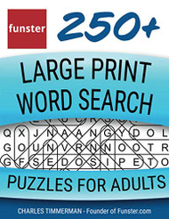Funster 250+ Large Print Word Search Puzzles for Adults