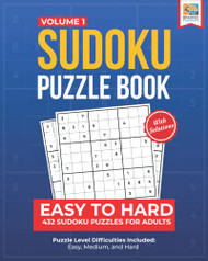 Sudoku Puzzle Book: 432 Puzzles for Adults: Easy to Hard