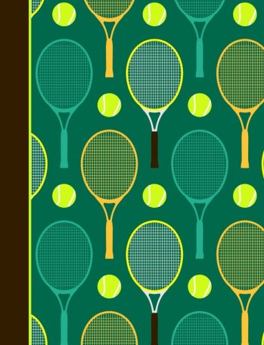 Composition Notebook: Tennis Green College Ruled Lined Pages Book