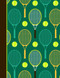 Composition Notebook: Tennis Green College Ruled Lined Pages Book