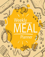 Weekly Meal Planner: 52 Week Food Planner & Grocery list Menu Food