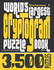 World's Largest Cryptogram Puzzle Book Volume 1