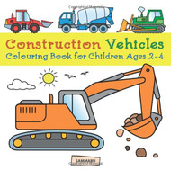 Construction Vehicles Colouring Book