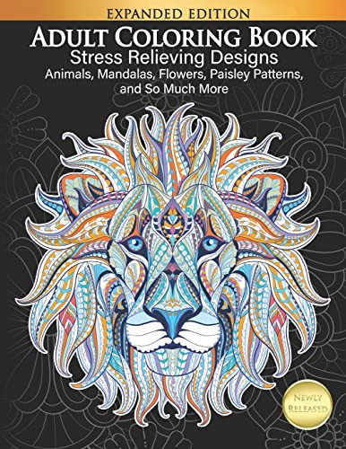 Amazing Patterns: Adult Coloring Book, Stress Relieving Mandala