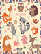 Sketchbook: Sketchbook for Girls: Cute Cartoon Forest Animals!