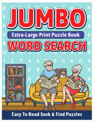 Jumbo Extra Large Print Word Search Puzzle Book
