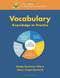 Vocabulary Knowledge to Practice