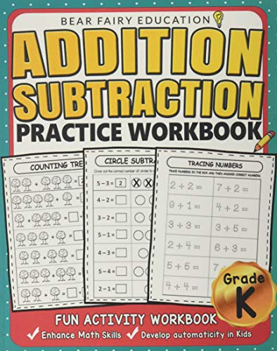 Addition Subtraction Practice Workbook