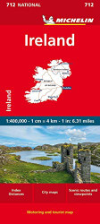 Michelin Ireland Map 712 (Maps/Country (Michelin)