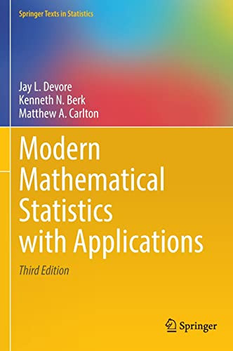 Modern Mathematical Statistics with Applications - Springer Texts