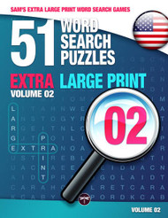Sam's Extra Large-Print Word Search Games 51 Word Search Puzzles Volume 2