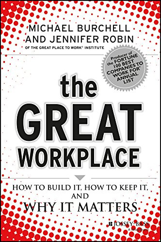 GREAT WORKPLACE: HOW TO BUILD IT HOW TO KEEP IT AND WHY IT
