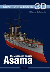 Japanese Cruiser Asama (Super Drawings in 3D)