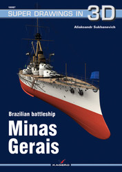 Brazilian battleship Minas Gerais (Super Drawings in 3D)
