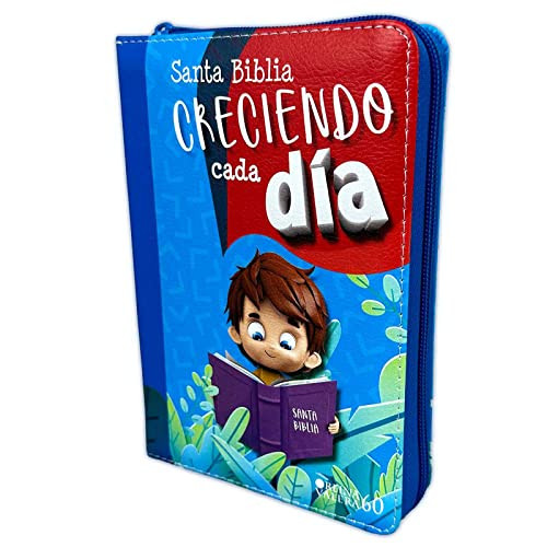 Biblia para Ninos Creciendo Cada Dia con Cierre Reina Valera 1960 nino