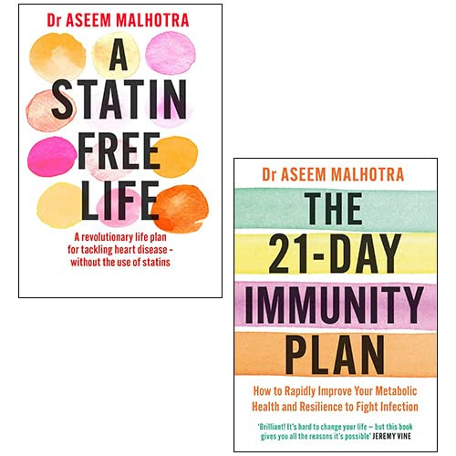 21-Day Immunity Plan A Statin-Free Life 2 Books Collection Set By