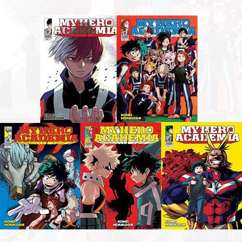 My Hero Academia Volume 1-5 Collection 5 Books Set