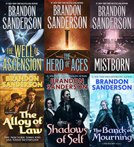 Mistborn 6 Books Collection Set by Brandon Sanderson