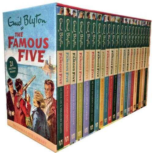 Famous-Five Enid Blyton Complete Collection 21 Books Box Bundle Set