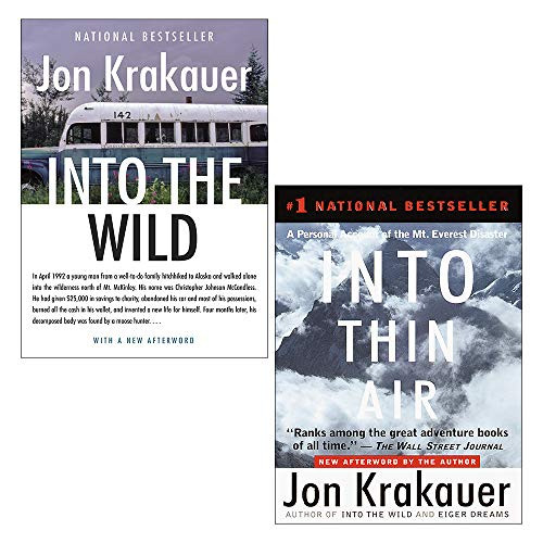 Jon Krakauer 2 Books Collection Set
