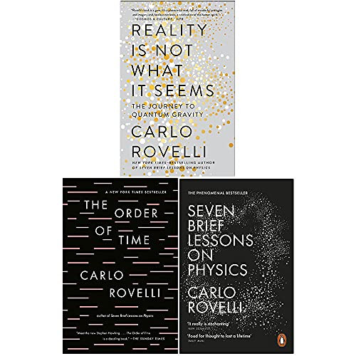 Carlo Rovelli Collection 3 Books Set - Reality Is Not What It Seems