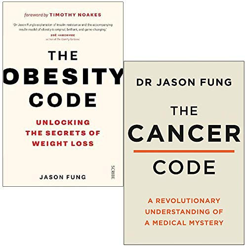Obesity Code & The Cancer Code By Dr Jason Fung 2 Books Collection