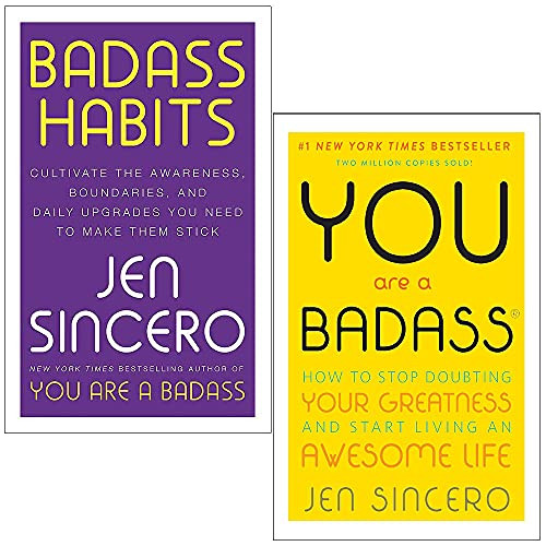 Badass Habits & You Are a Badass By Jen Sincero 2 Books Collection