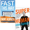 Fast This Way & Super Human By Dave Asprey 2 Books Collection Set