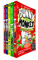 Bunny vs Monkey 5 Books Collection Set by Jamie Smart