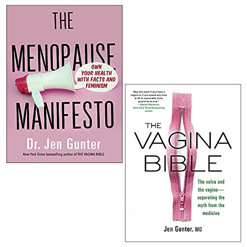 Jen Gunter 2 Books Collection Set - The Menopause Manifesto The Vagina