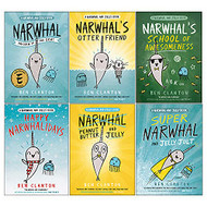 Narwhal and Jelly Series 6 Books Collection Set By Ben Clanton