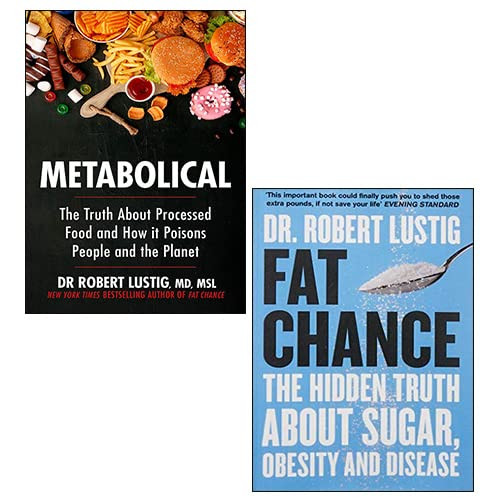 Metabolical & Fat Chance 2 Books Collection Set By Dr Robert Lustig
