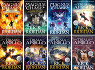Trials of Apollo & Magnus Chase Series 8 Books Collection Set By Rick