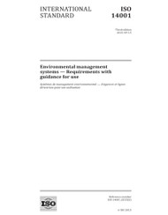 ISO 14001: 2015: Environmental management systems - Requirements