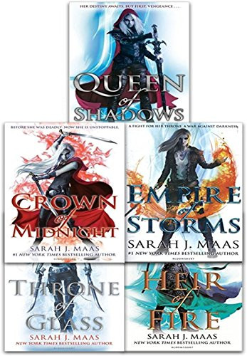 Throne Of Glass Series Collection 5 Books Set By Sarah J. Maas