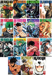 One Punch Man Volume 1-15 Collection 15 Books Set