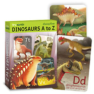 Tiny Worlds: Dinosaur ABC Flash Cards Alphabet A to Z Dinosaurs