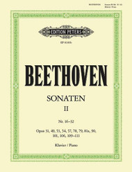 Beethoven: Piano Sonatas - Volume 2 (Edition Peters 2)