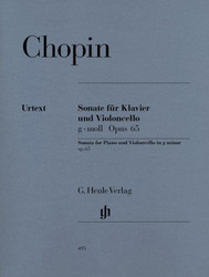 Sonata for Violoncello and Piano G minor Op. 65