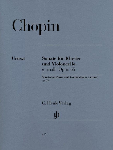 Sonata for Violoncello and Piano G minor Op. 65