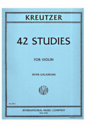 42 Studies for Violin by Rodolphe Kreutzer