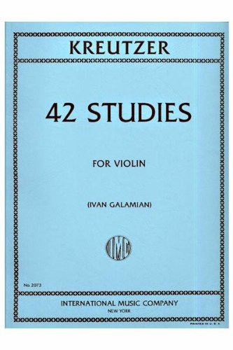 42 Studies for Violin by Rodolphe Kreutzer