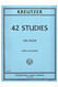 42 Studies for Violin by Rodolphe Kreutzer