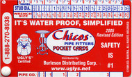 Chico's Pipe Fitters Pocket Cards