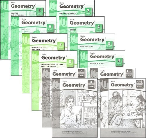 Key to Geometry Complete Set Books 1-8 plus Answers and Notes