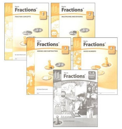 Key to Fractions Books 1-4 plus Answers and Notes