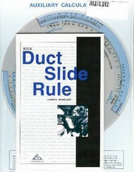 ACCA Duct Calculation Slide Rule