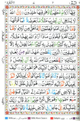 Holy Quran The (Color Coded Tajweed Rules in English)