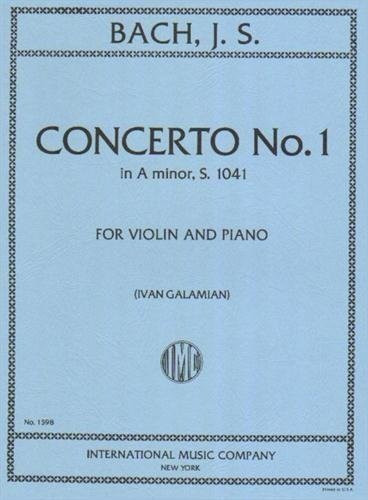 Bach J.S. - Concerto No. 1 in a minor BWvolume 1041 for Violin